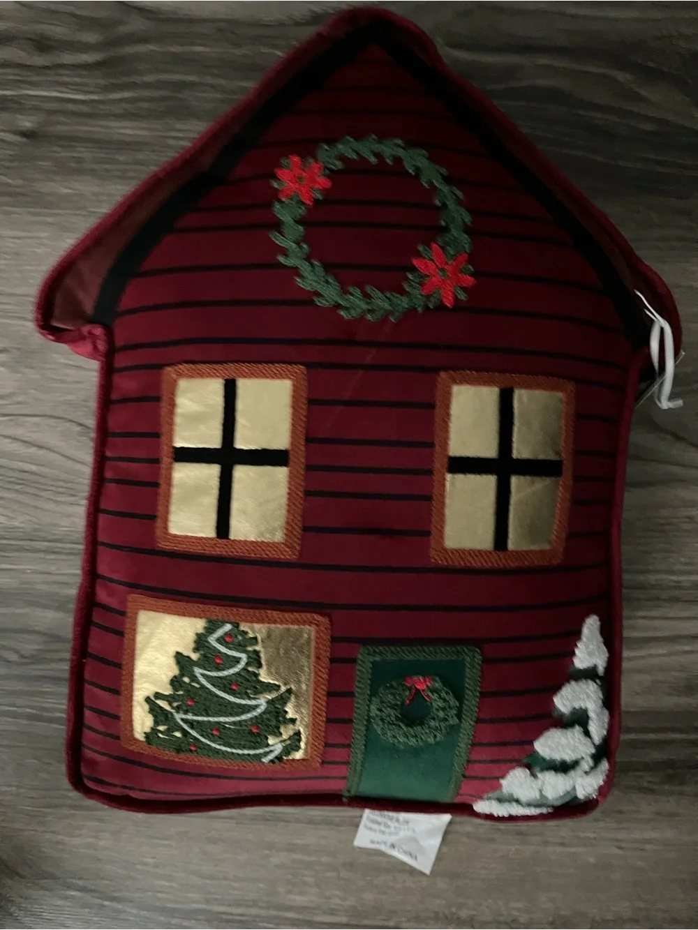 Hallmark Red  House Decorative Pillow